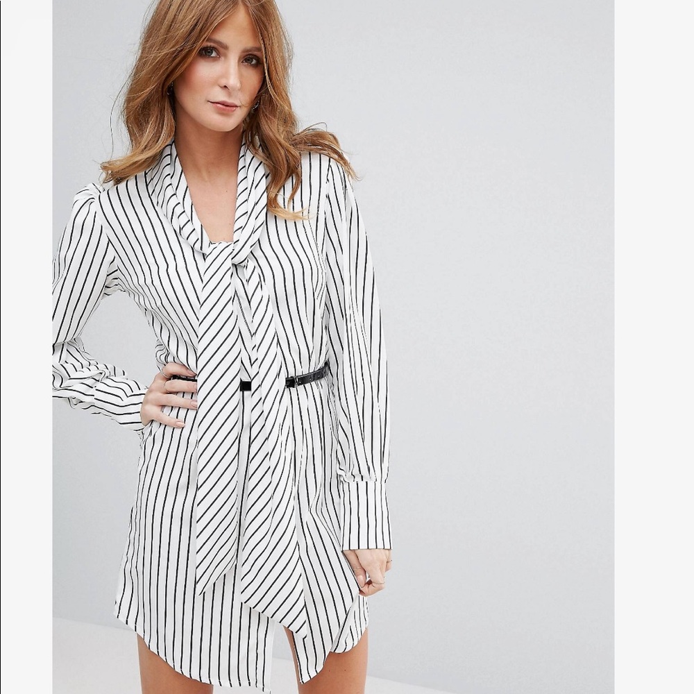 Millie Mackintosh Stripe Shirt Dress Size 2
